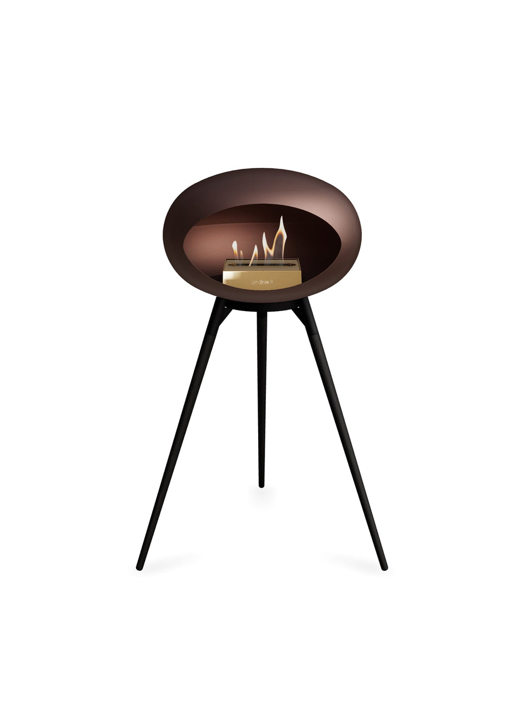 Foyer Le Feu Ground High Dome Mocca : ambiance feutrée et chaleur authentique.