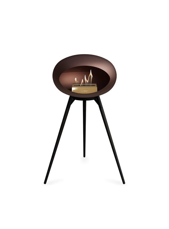 Foyer Le Feu Ground High Dome Mocca : ambiance feutrée et chaleur authentique.