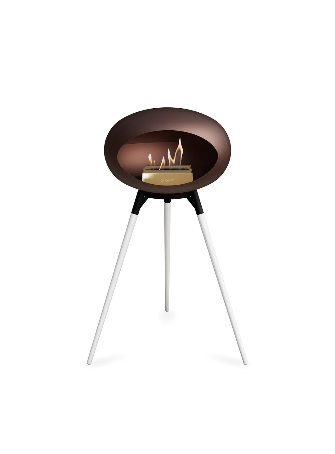 Foyer Ground High Dome Le Feu : teinte brun profond et chaleur apaisante.