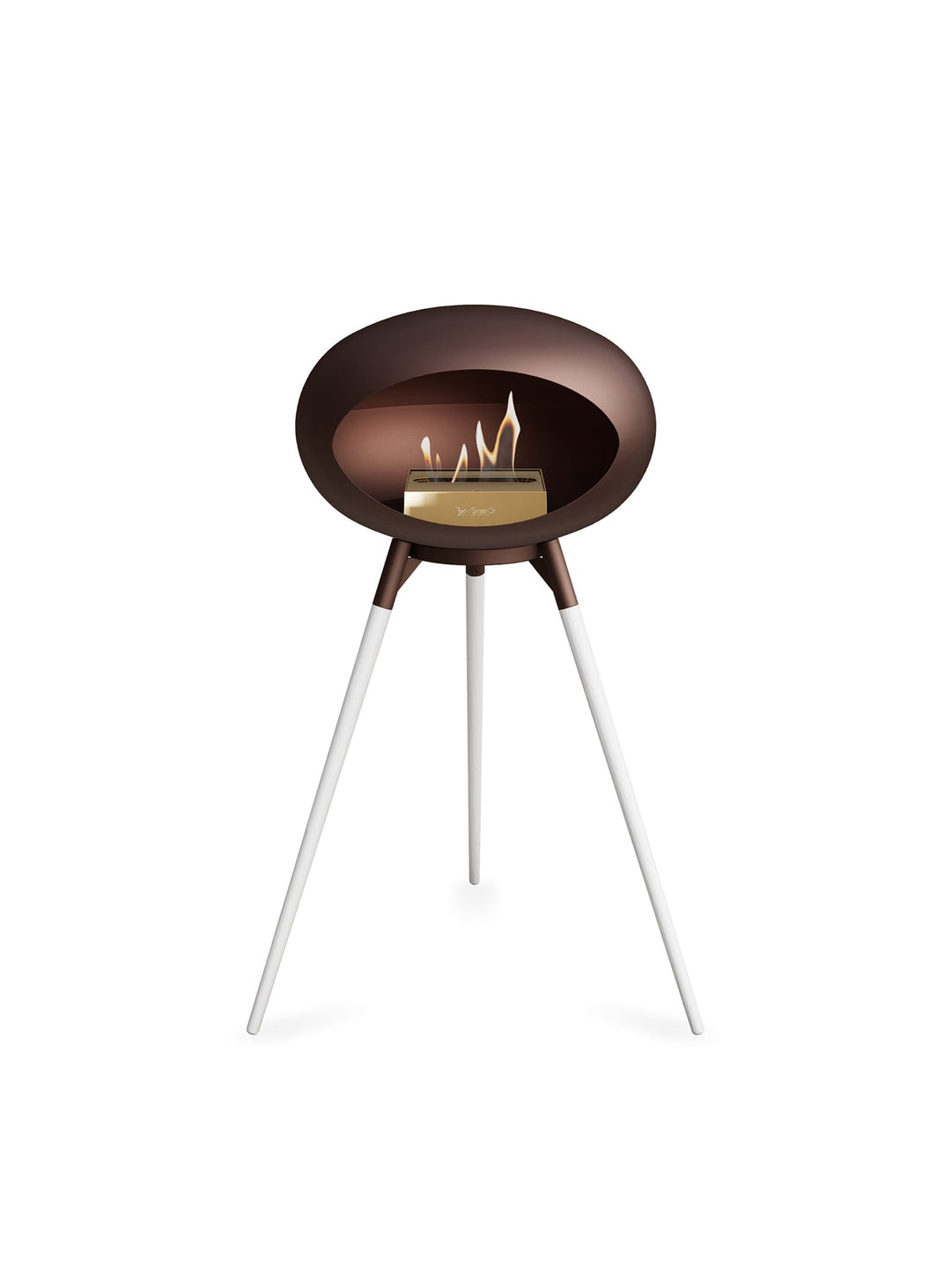 Foyer design Ground High Dome Le Feu : flamme pure et esthétique scandinave.