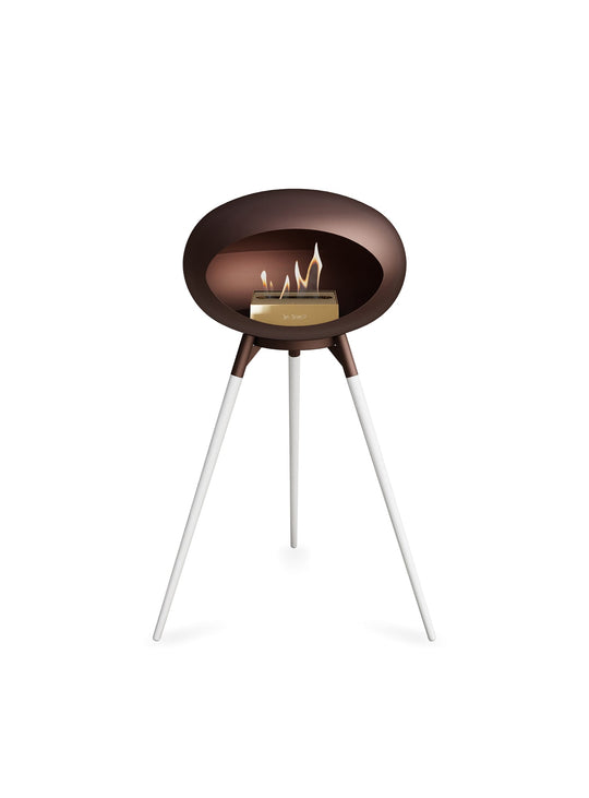 Foyer design Ground High Dome Le Feu : flamme pure et esthétique scandinave.