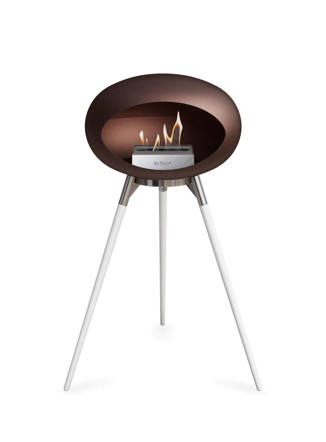 Foyer design Le Feu Ground High Dome Mocca : beauté scandinave et confort.