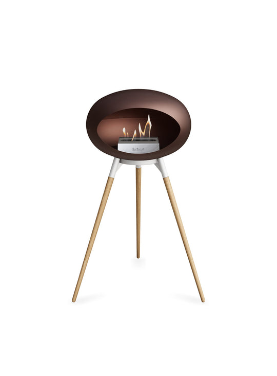 Foyer Ground High Dome Mocca : flamme douce et design scandinave.