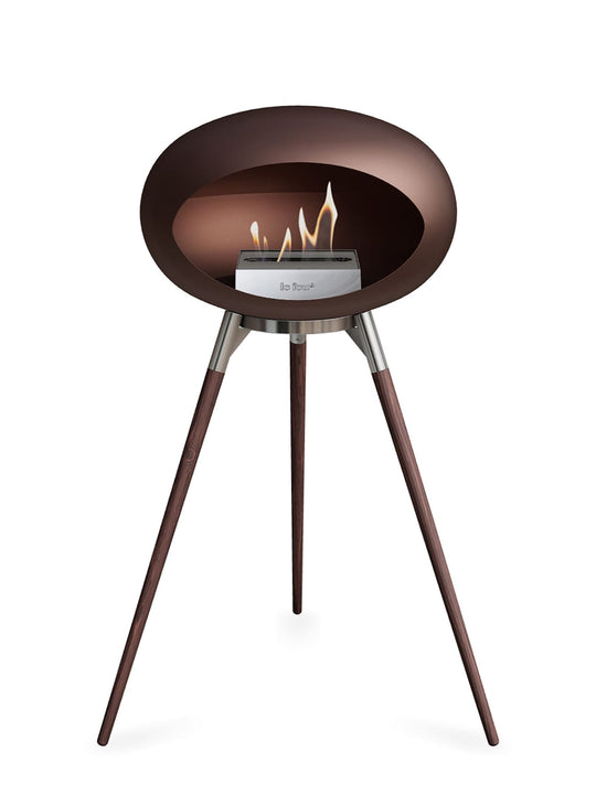 Foyer Le Feu Ground High Dome Mocca : élégance terreuse et feu authentique.