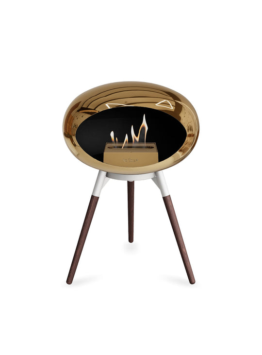 Foyer Le Feu Ground Low Dome or rose : feu pur et élégance danoise.