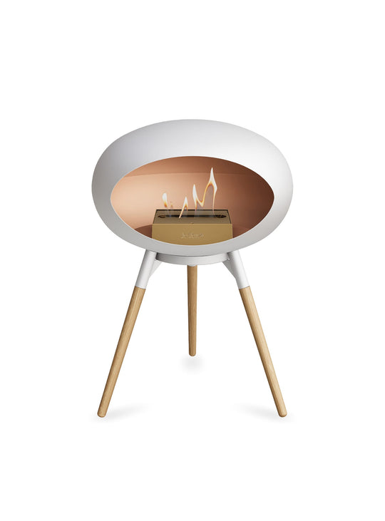 Foyer bioéthanol Le Feu Ground Low Dome : feu propre et design compact.