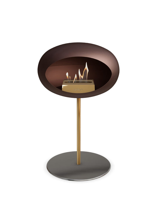 Cheminée autoportante Low Dome en Mocca de Le Feu : style contemporain.