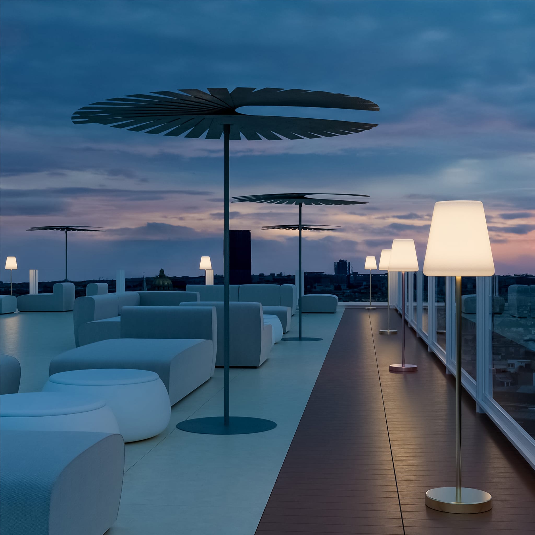Lola Slim 120: Floor lamp - Newgarden – Nüspace