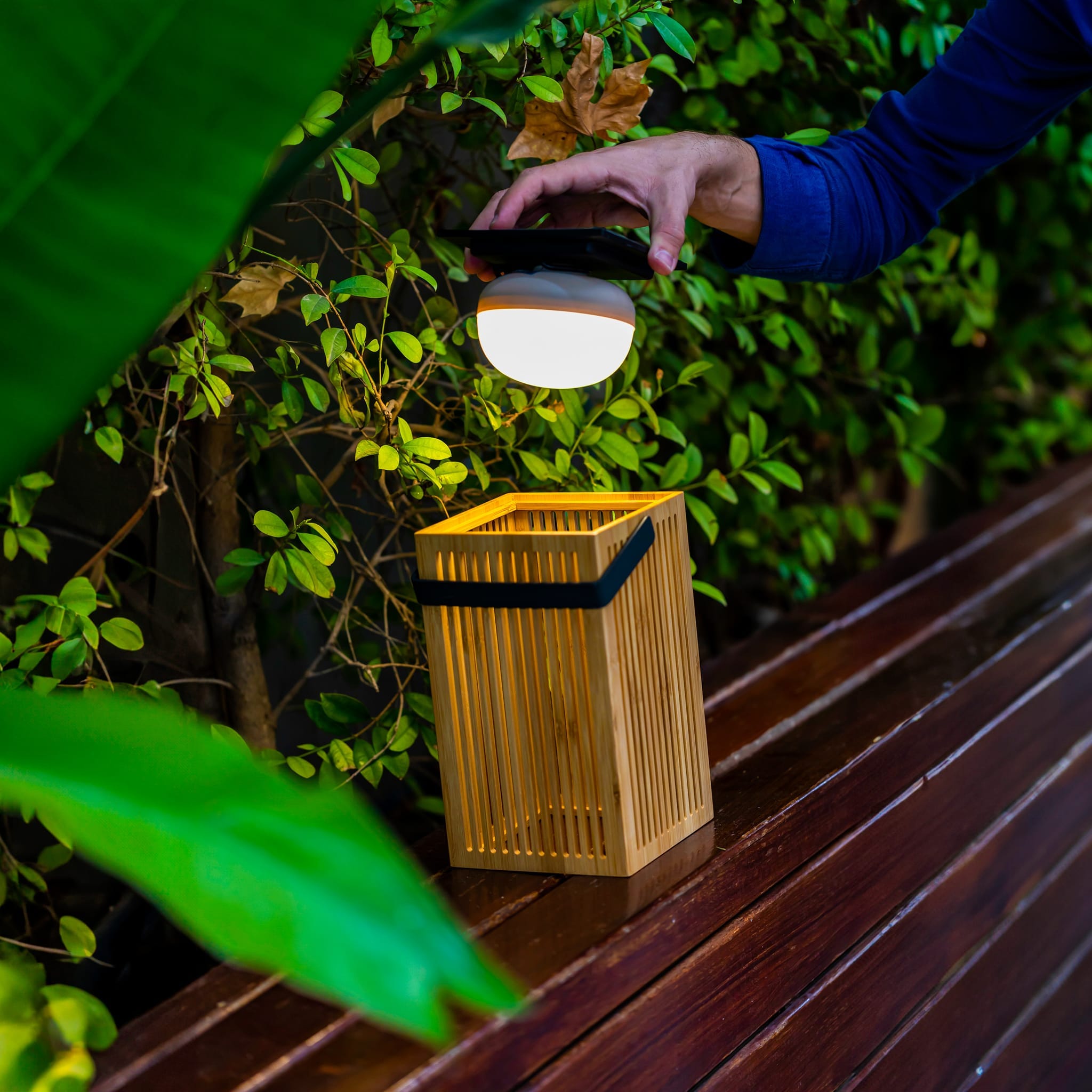 Okinawa: LED bamboo lantern - Newgarden – Nüspace