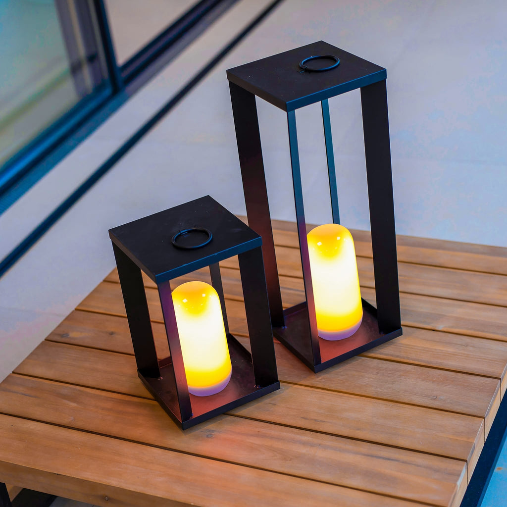 Siroco: Metal lantern and LED lamp - Newgarden – Nüspace