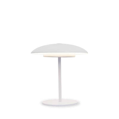 Newgarden Sardinia, lampe de table transportable et rechargeable, en fer, d'une hauteur de 30 cm, blanc