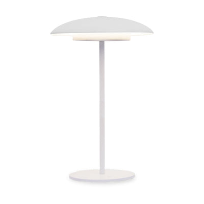 Newgarden Sardinia, lampe de table transportable et rechargeable, en fer, d'une hauteur de 40 cm, blanc