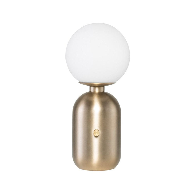 Nuevo Carina, lampe de table avec un globe, or