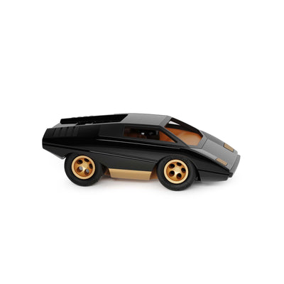 Playforever UFO, voiture jouet noire, en plastique ABS, cannone