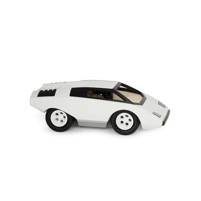Playforever UFO, voiture jouet blanc, en plastique ABS, colomba