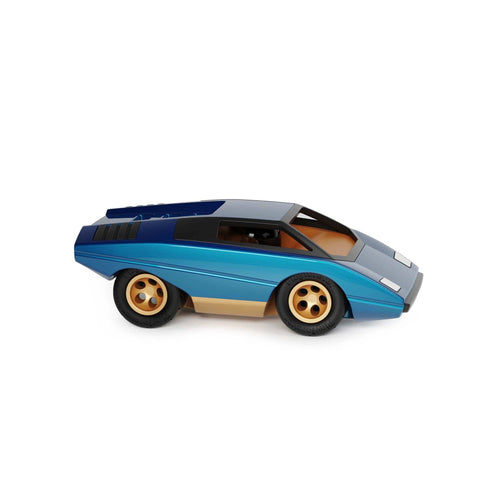 Playforever UFO, voiture jouet bleu, en plastique ABS, leonessa