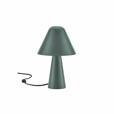 Jovial, lampe de table en forme de champignon, en métal, vert