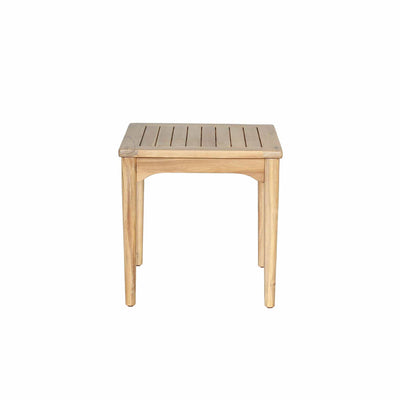 Oasis extérieure avec la table Sonoma : design moderne et fonctionnel en bois d'acacia massif. Lignes épurées et surface à lattes pour des moments de détente.
