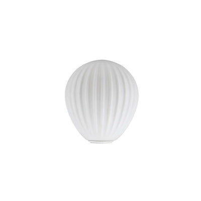 Umage Around the World, abat-jour enforme de montgolfière, en verre, blanc opaque, mini