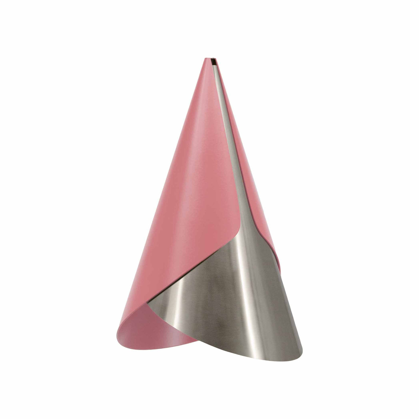 Umage Cornet, abat-jour en forme de cône, en aluminium, rose / acier