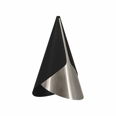 Umage Cornet, abat-jour en forme de cône, en aluminium, noir / acier
