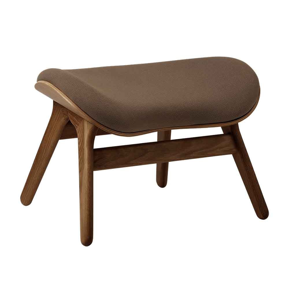 Umage A Conversation Piece, ottoman pour accompagner le fauteuil, en bois et polyester, mocca, chêne foncé