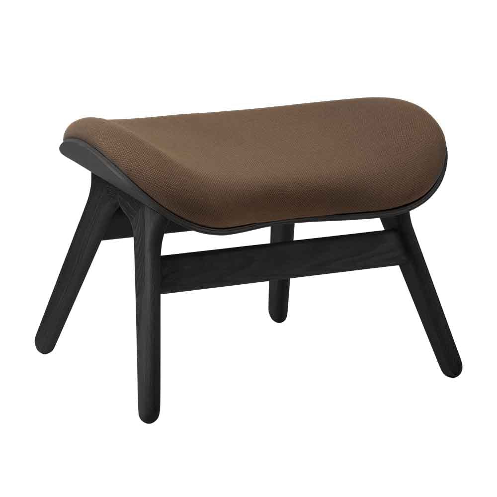 Umage A Conversation Piece, ottoman pour accompagner le fauteuil, en bois et polyester, mocca, chêne noir