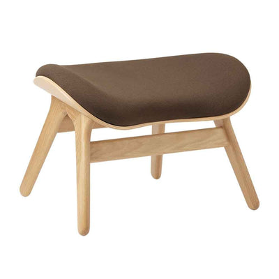 Umage A Conversation Piece, ottoman pour accompagner le fauteuil, en bois et polyester, mocca, chêne