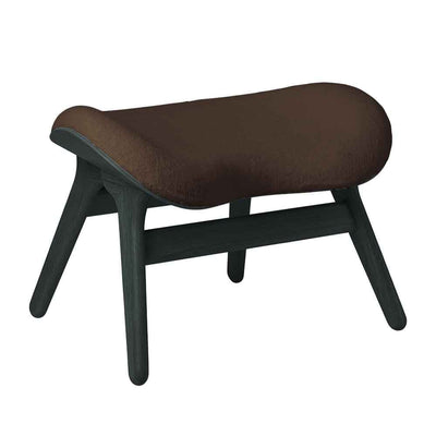 Umage A Conversation Piece, ottoman pour accompagner le fauteuil, en bois et polyester, brun teddy , chêne noir