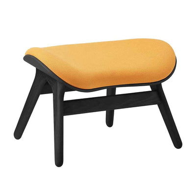 Umage A Conversation Piece, ottoman pour accompagner le fauteuil, en bois et polyester, tangerine, chêne noir
