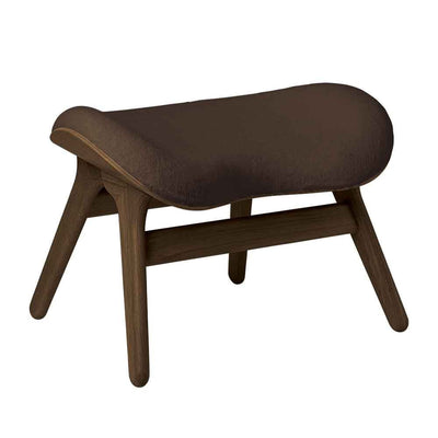 Umage A Conversation Piece, ottoman pour accompagner le fauteuil, en bois et polyester, brun teddy , chêne foncé