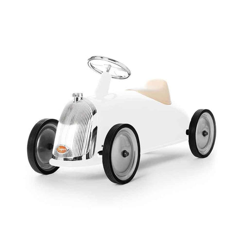 Baghera Rider, véhicules à pédales et à traction pour enfant, en plastique et métal, blanc