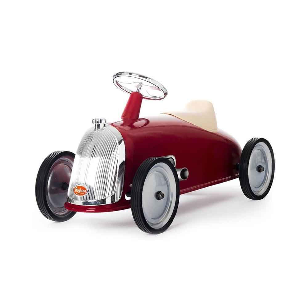 Baghera Rider, véhicules à pédales et à traction pour enfant, en plastique et métal, rouge