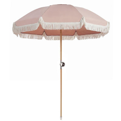 Premium Beach Umbrella, parasol de plage et de maison par Basil Bangs, Nudie