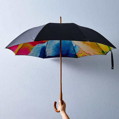 Rain Maple, parapluie avec manche en bois d'érable par Basil Bangs