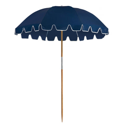 Weekend Umbrella, parasol de plage par Basil Bangs, navy