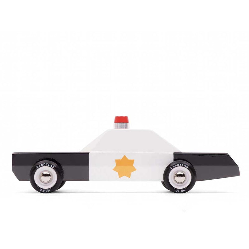 Candylab Police Cruiser, voiture jouet, en bois