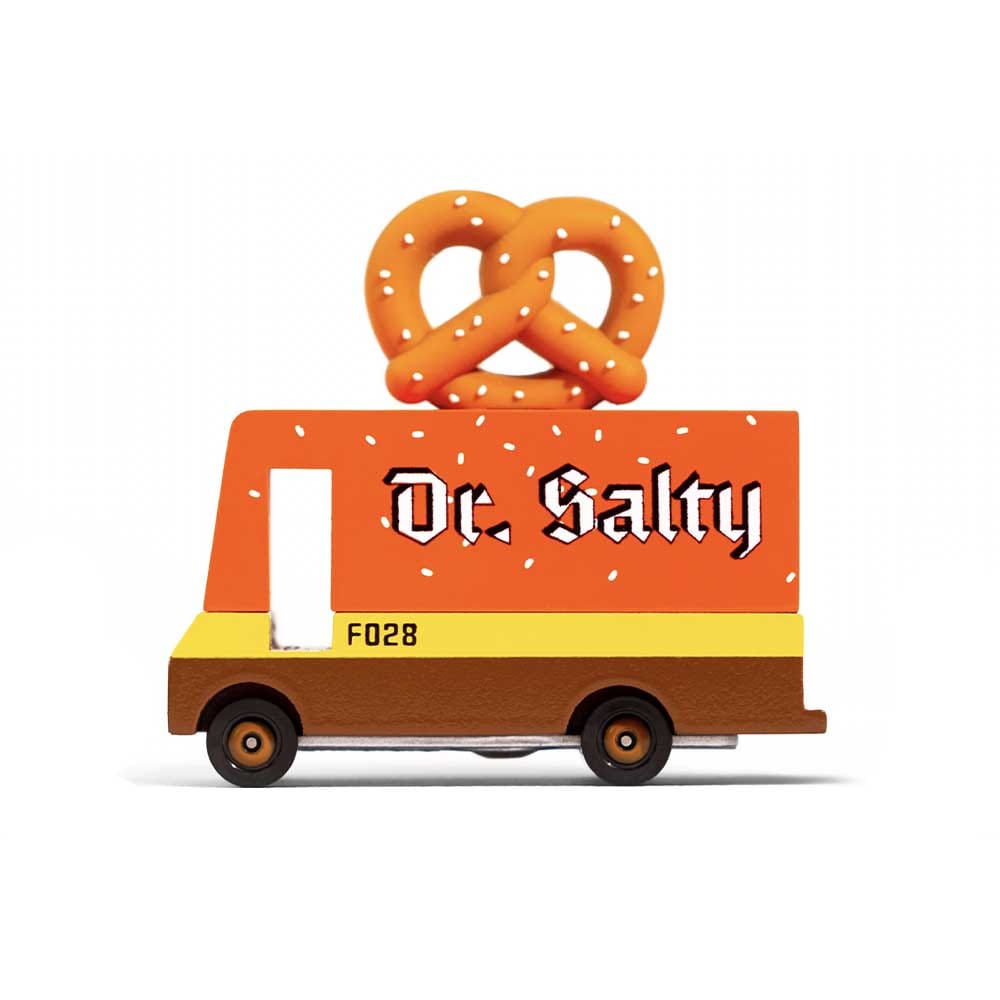 Candylab Food Trucks, voiture jouet, en bois, fourgon à pretzel