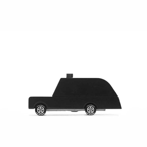 Candylab London Taxi, petite voiture jouet, en bois, noir
