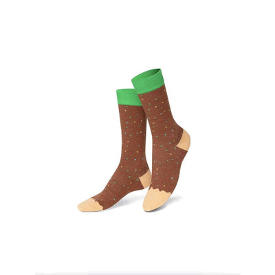 Eat My Socks Beignet, bas et chaussettes en taille unique avec un packaging amusant, en coton, élasthanne et polyester