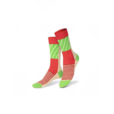 Eat My Socks Sandwich, bas et chaussettes en taille unique avec un packaging amusant, en coton, élasthanne et polyester,  multi