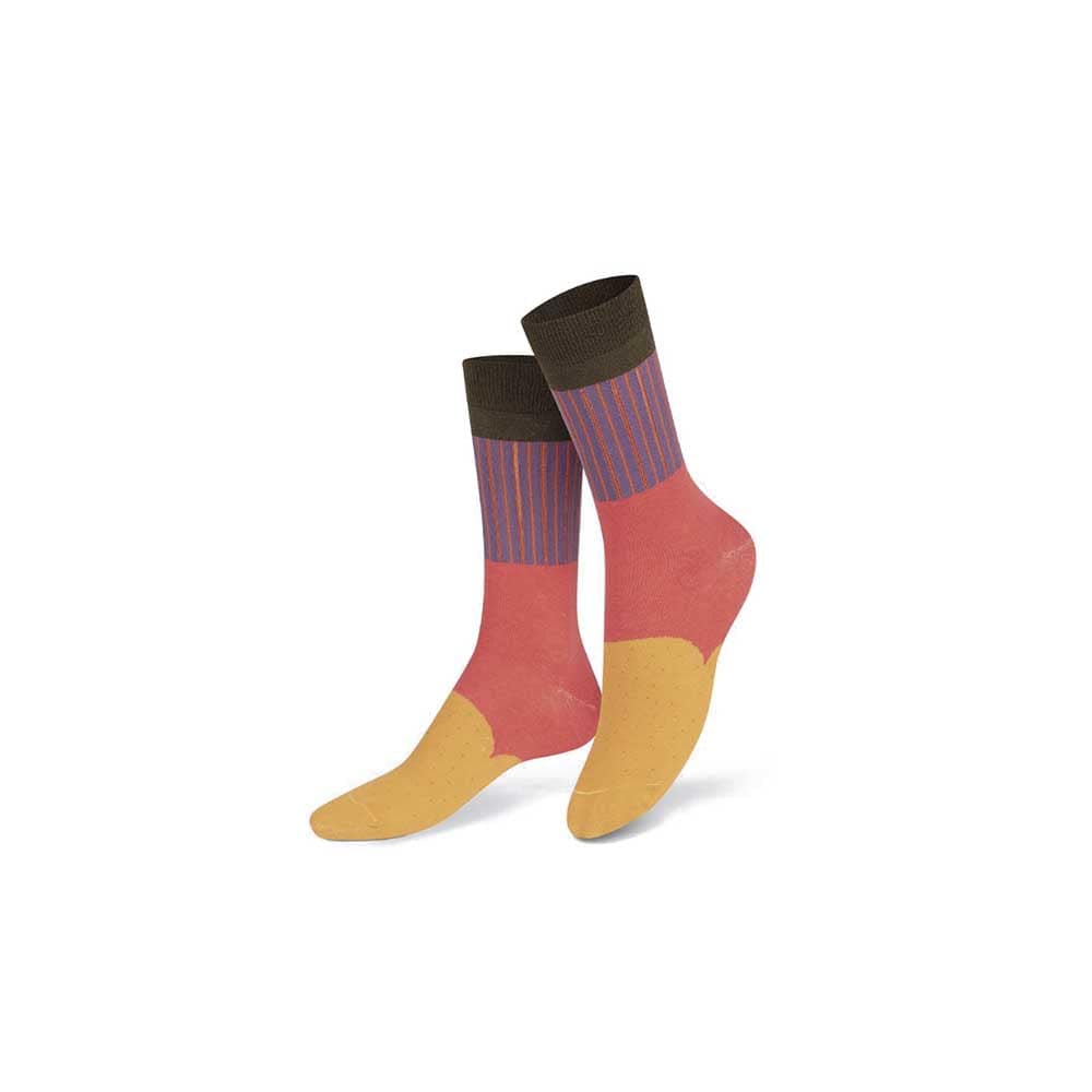Eat My Socks Tacos, bas et chaussettes en taille unique avec un packaging amusant, en coton, élasthanne et polyester, multi