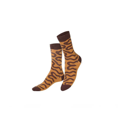 Eat My Socks éclair au chocolat, bas et chaussettes en taille unique avec un packaging amusant, en coton, élasthanne et polyester