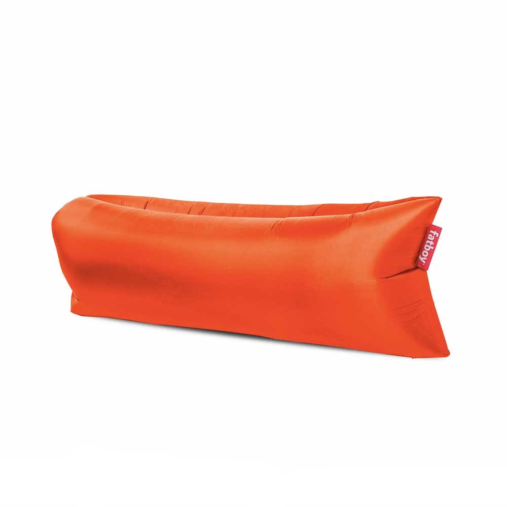 Fatboy Lamzac 3, siège gonflable pour s’asseoir ou s’allonger, en polyester, orange tulipe