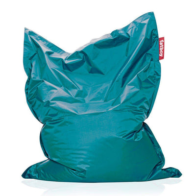 Fatboy Original, pouf d’intérieur aux dimensions généreuses disponible en plusieurs couleurs, en nylon, turquoise