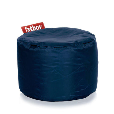 Fatboy Point, pouf d’intérieur rond de petite taille, en nylon, bleu