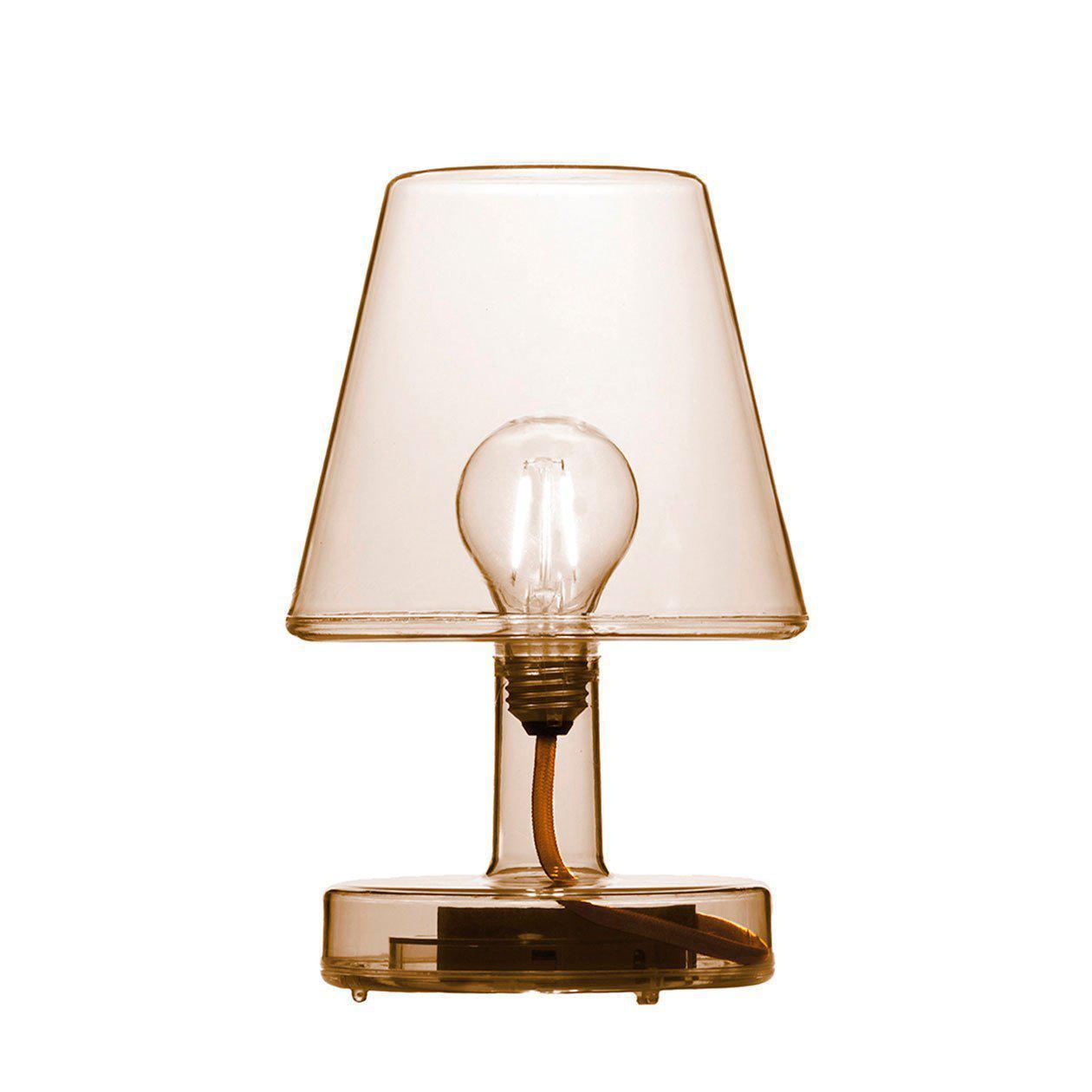 Fatboy Transloetje, lampe à lumière LED rechargeable, en polycarbonate, marron