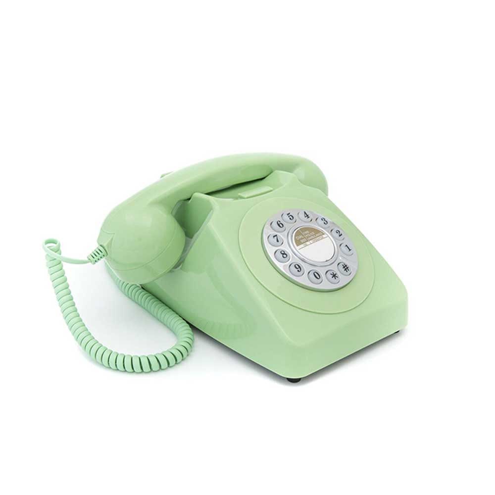 GPO 746 Push, téléphone vintage, vert