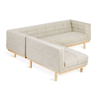 Gus* Modern Mulholland, sofa bi-sectionnel, en tissu et bois, caledon antler