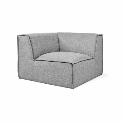 Gus* Modern Nexus, fauteuil de coin large et confortable, en tissu, parliament stone